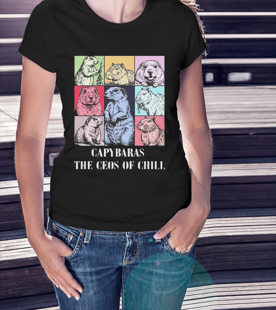 Capybaras The CEOS Of Chill T-Shirt