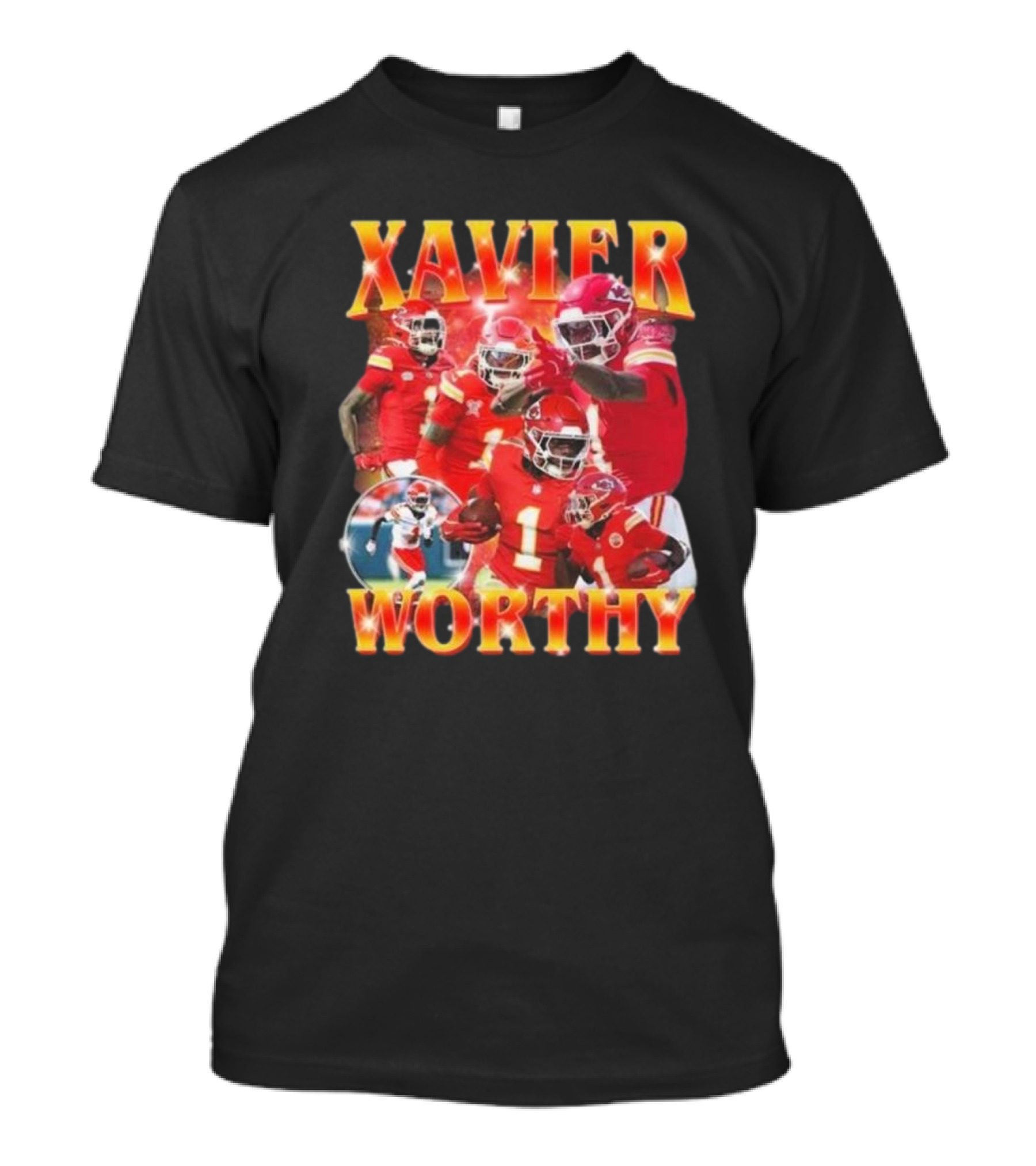 Xavier Worthy Chiefs Super Bowl Champions 2025 T-Shirt