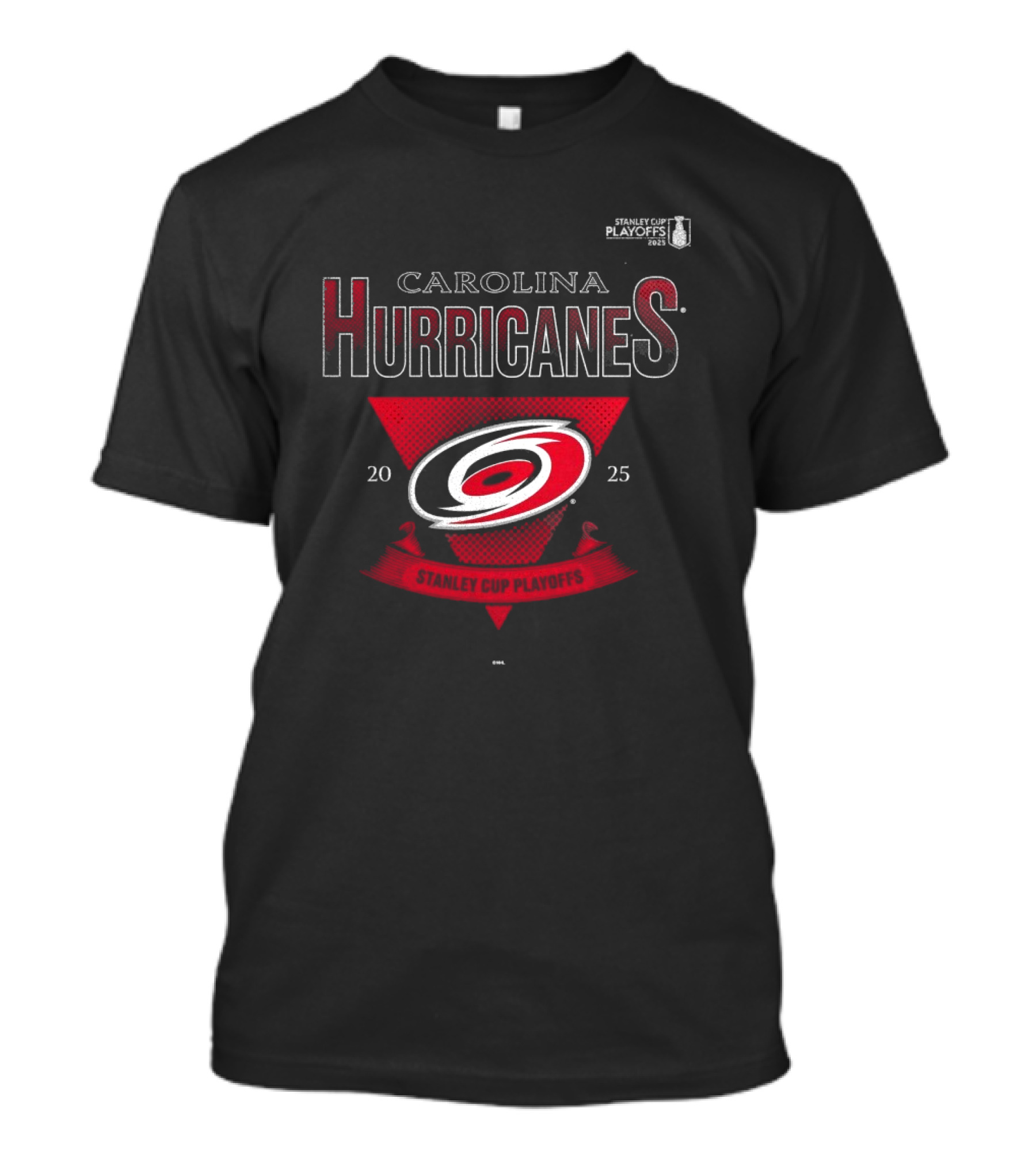 Carolina Hurricanes 2025 Stanley Cup Playoffs Crossbar Tri-Blend T-Shirt