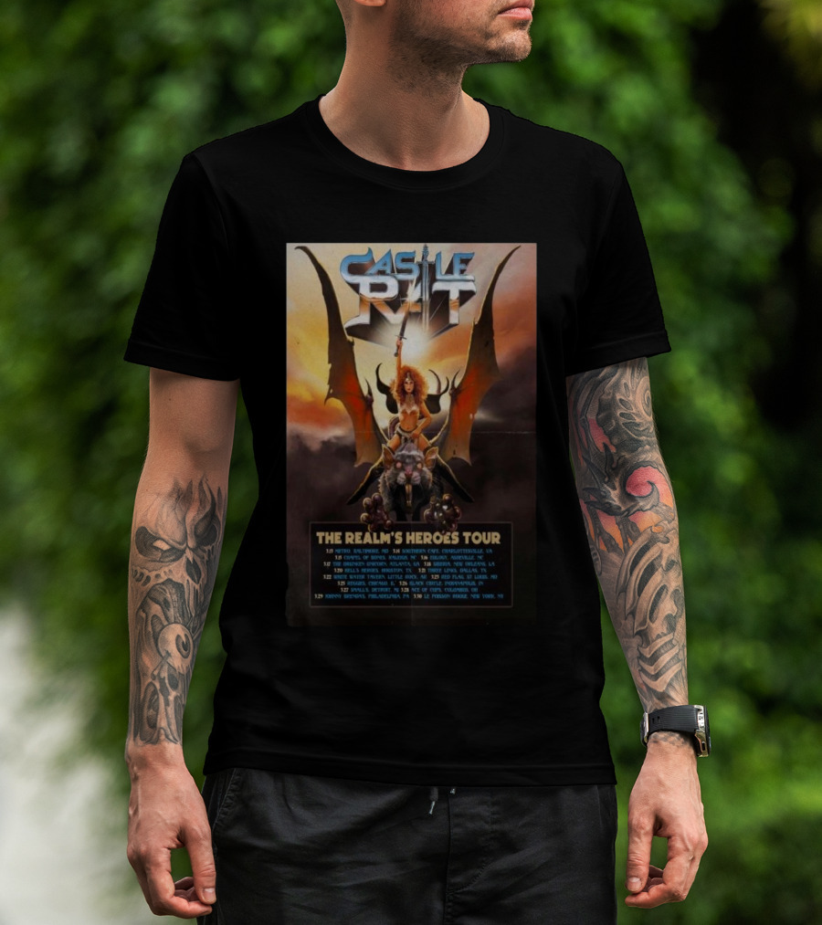 Casile Rat 2025 The Realm’s Heroes Tour T-Shirt