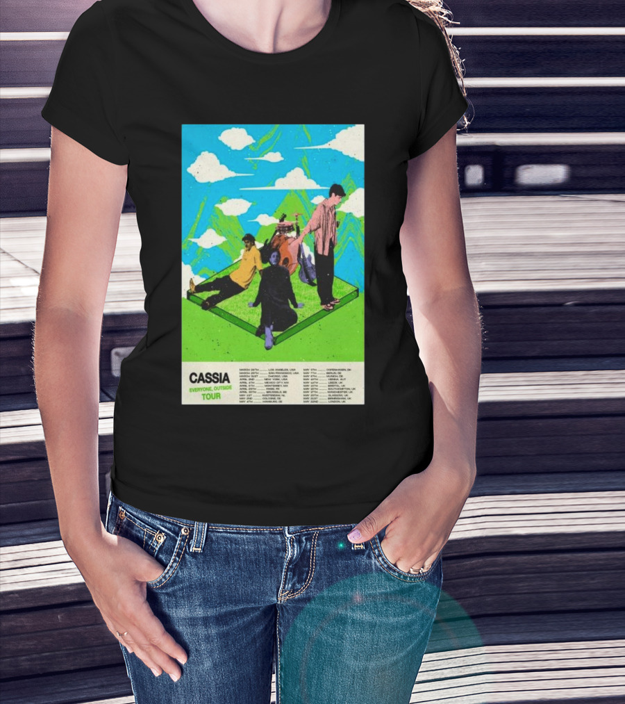 Cassia Everyone, Outside Tour 2025 T-Shirt