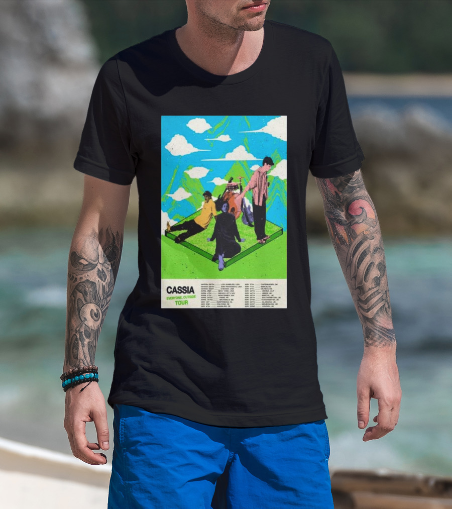 Cassia Everyone, Outside Tour 2025 T-Shirt