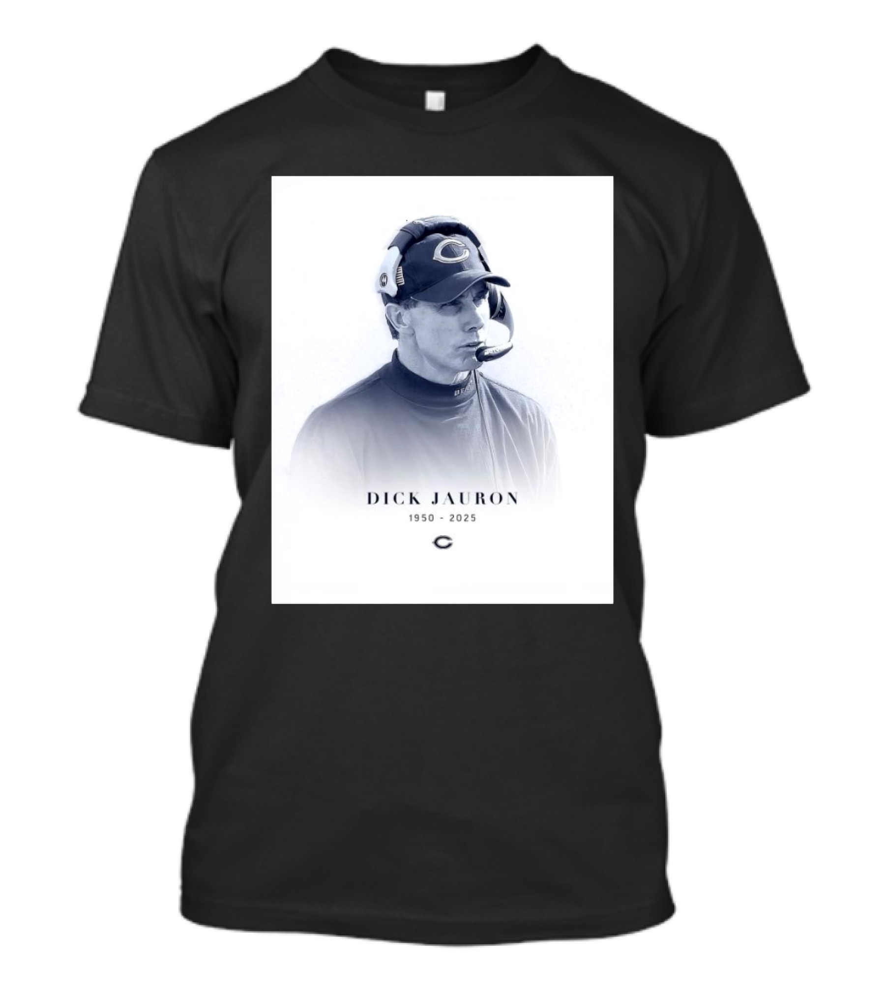 Chicago Bears RIP Former Bears Head Coach Dick Jauron 1950 – 2025 T-Shirt