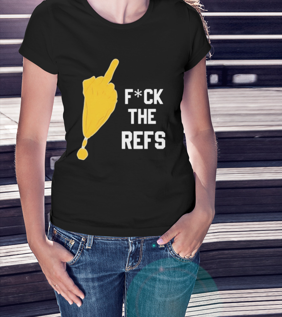Censored Fuck The Refs Flag T-Shirt
