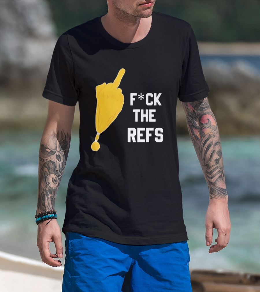 Censored Fuck The Refs Flag T-Shirt