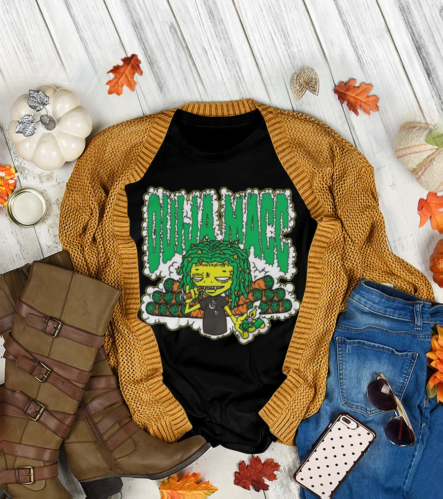 Chapter 17 Records Ouija Macc Stank-Nuggalo 17 Blunts Green T-Shirt