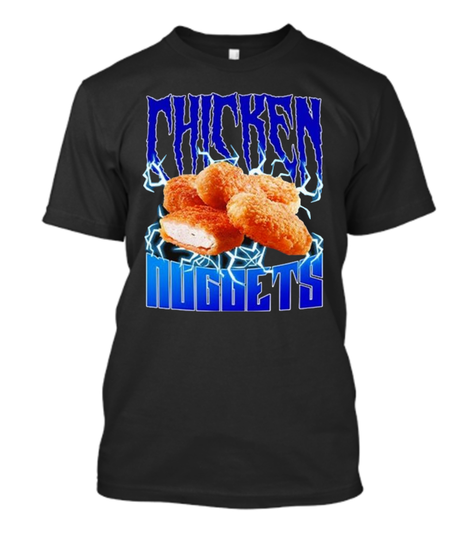 Chicken Nuggets Heavy Metal T-Shirt