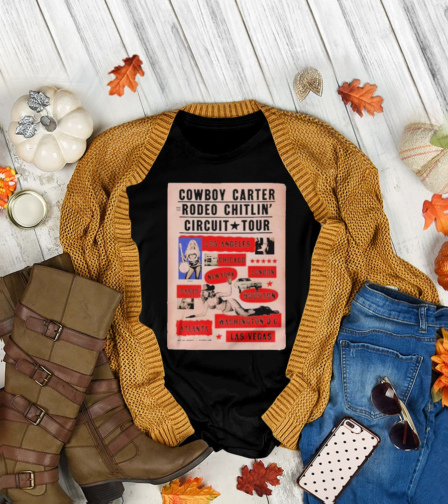 Cowboy Carter And The Rodeo Chitlin Circuit Tour 2025 T-Shirt
