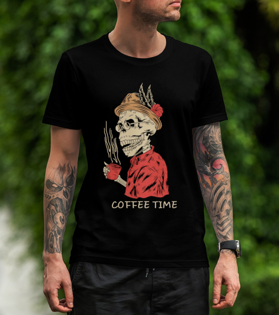 Cowboy Coffee Time T-Shirt