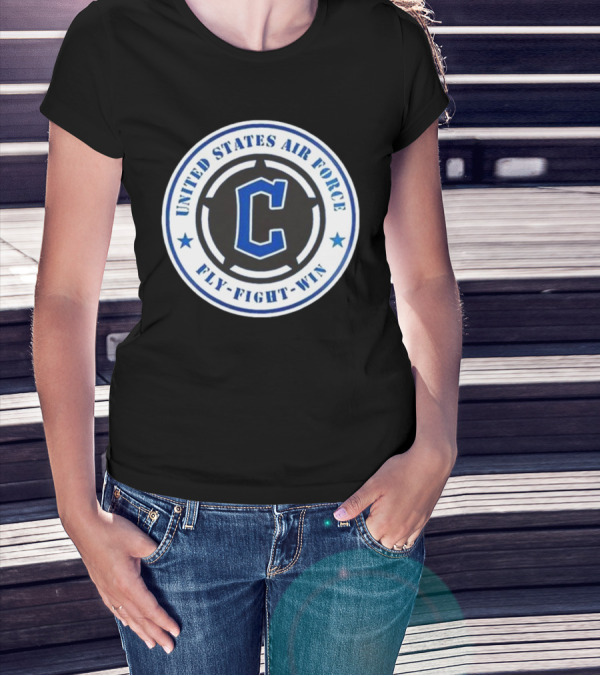 Cleveland Guardians United States Air Force Fly Fight Win Military Appreciation Night 2025 T-Shirt