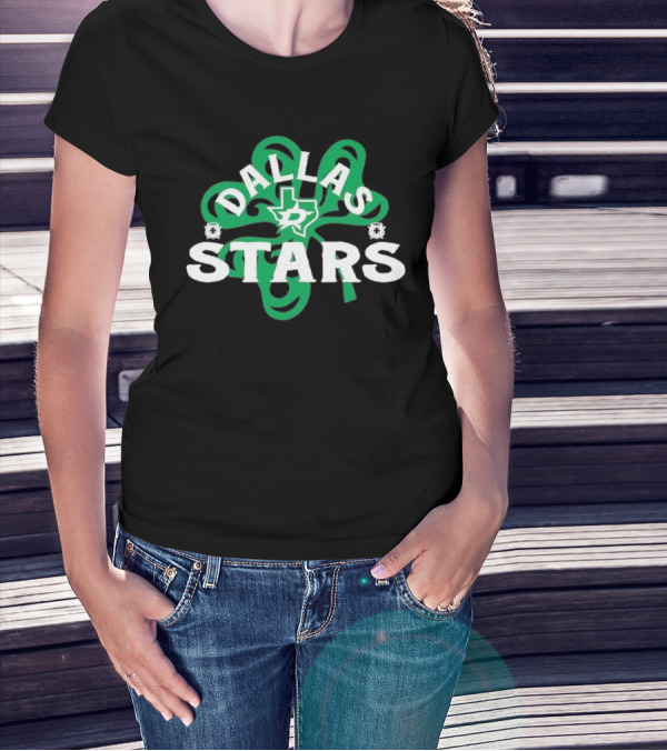 Dallas Hockey St. Patrick’s Day Richmond Shamrock T-Shirt