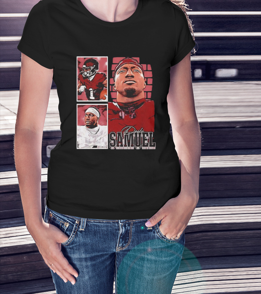 Deebo Samuel Washington Commanders NFLPA Football Signature Vintage T-Shirt