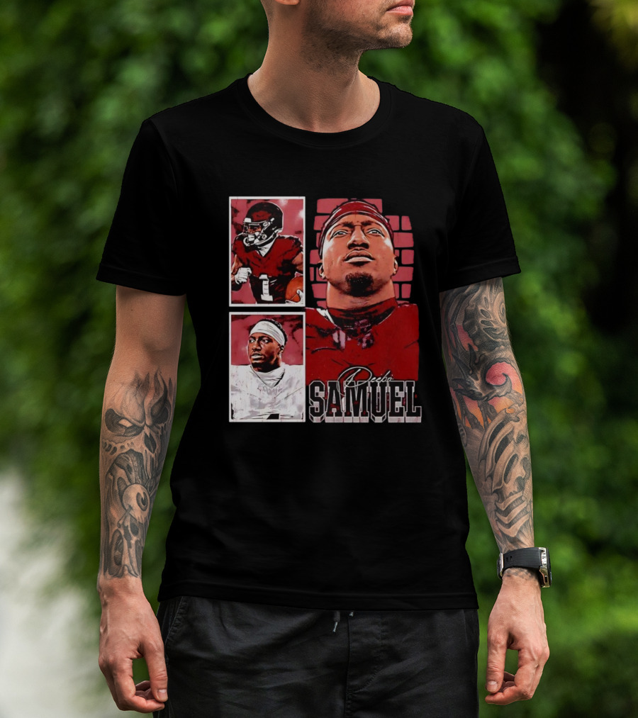 Deebo Samuel Washington Commanders NFLPA Football Signature Vintage T-Shirt