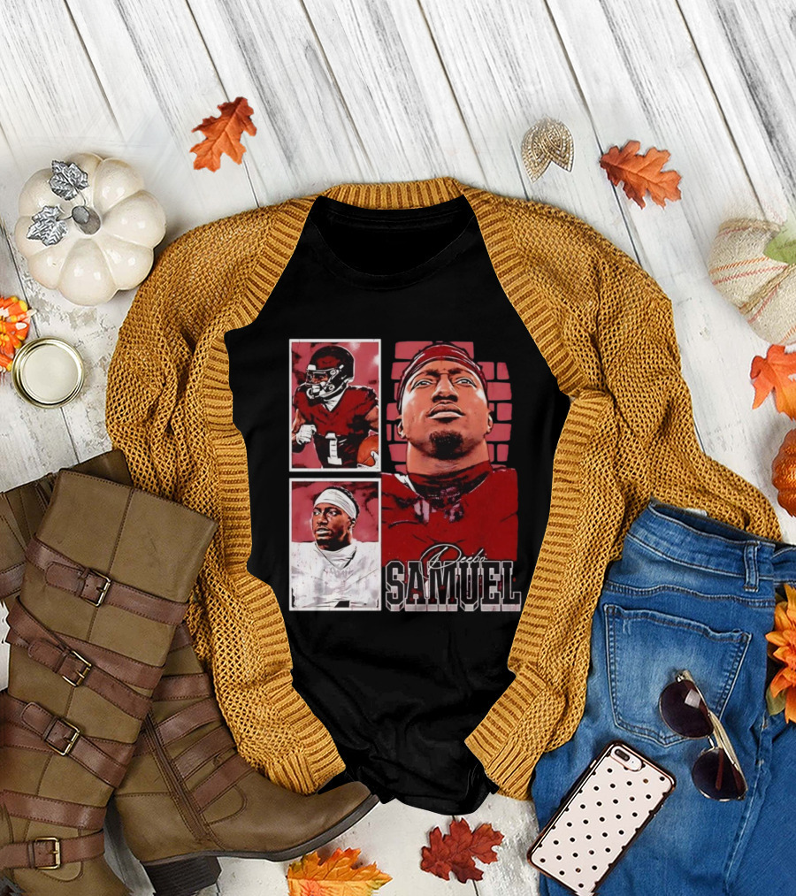 Deebo Samuel Washington Commanders NFLPA Football Signature Vintage T-Shirt