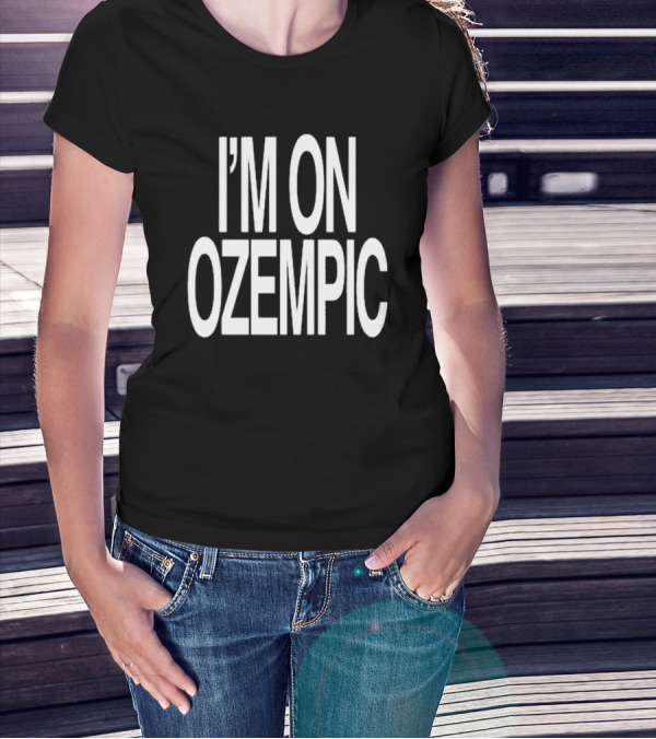 Fat Nick Wearing I’m On Ozempic T-Shirt