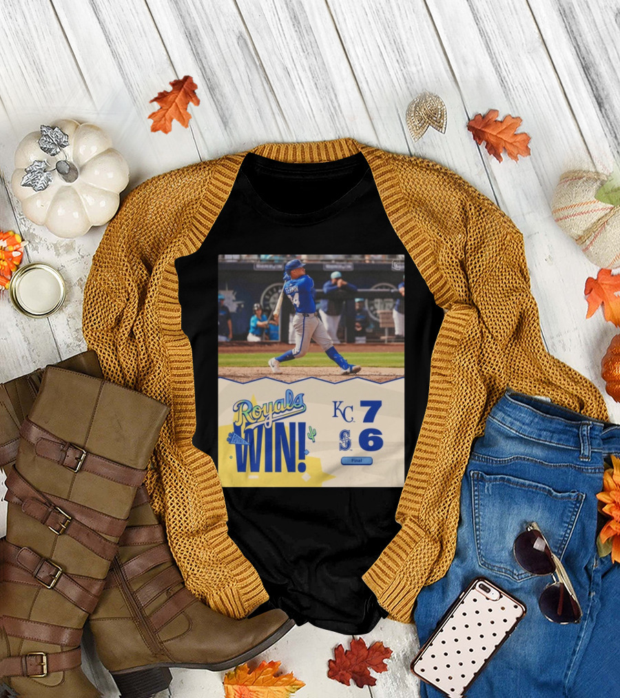 Freddy Fermín Kansas City Royals Win Seattle Mariners Final Score 7 – 6 Wild Wednesday Win T-Shirt