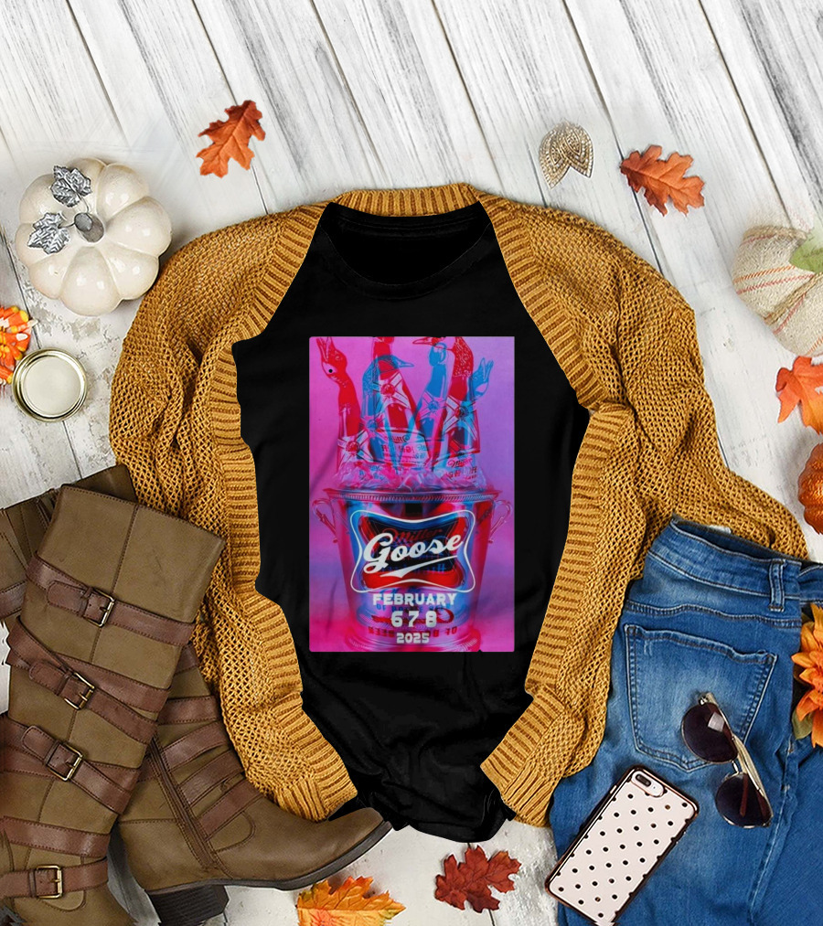 Goose On Feb 6-8 2025 At Miller High Life Theatre T-Shirt