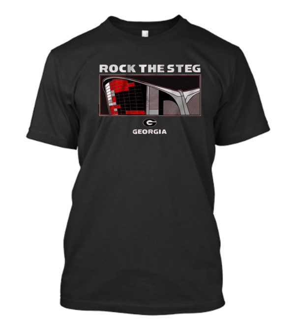 Georgia Bulldogs Football Rock The Steg NCAA T-Shirt
