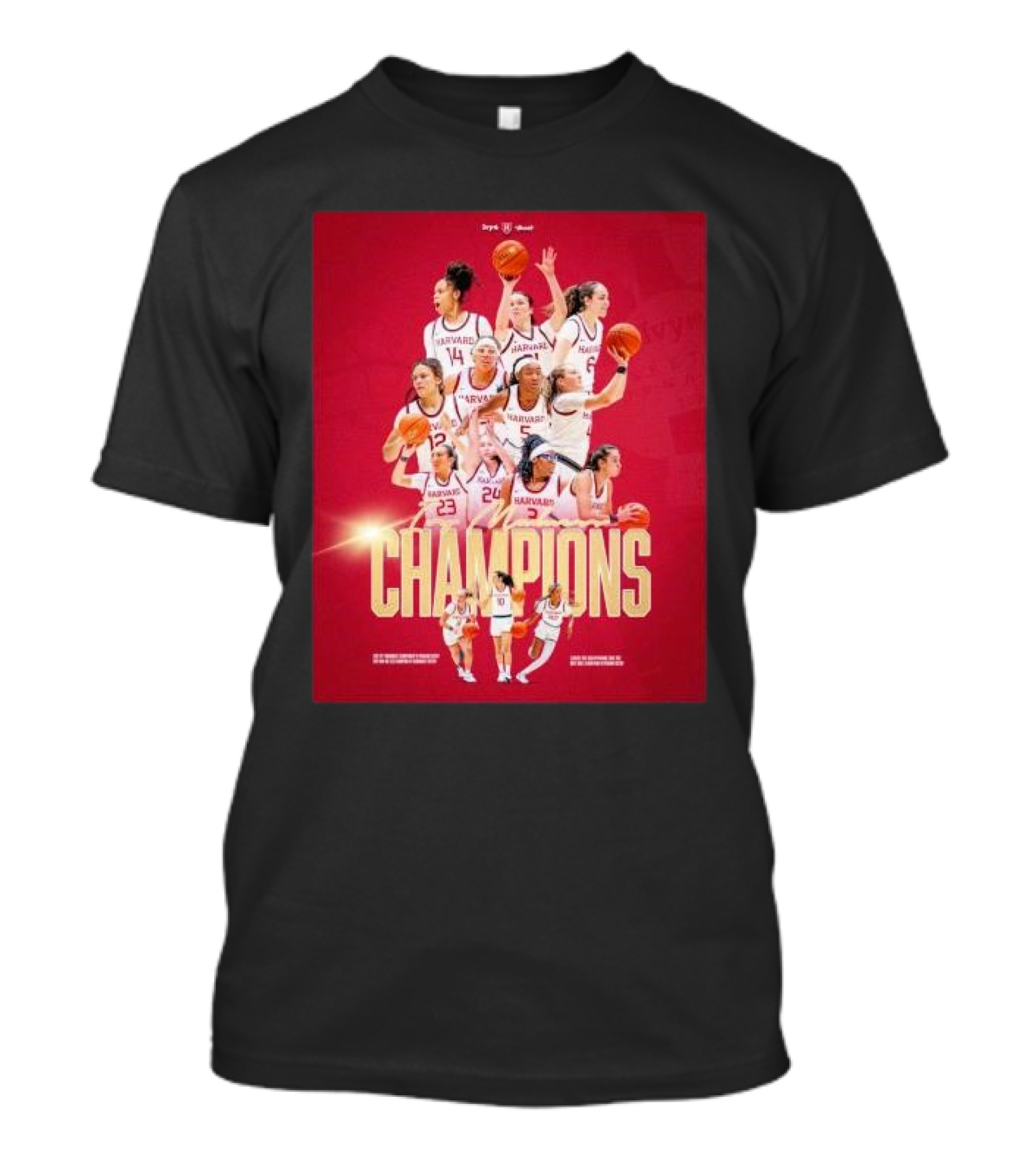 Harvard Crimson Women’s Basketball Ivy Madness Champions T-Shirt