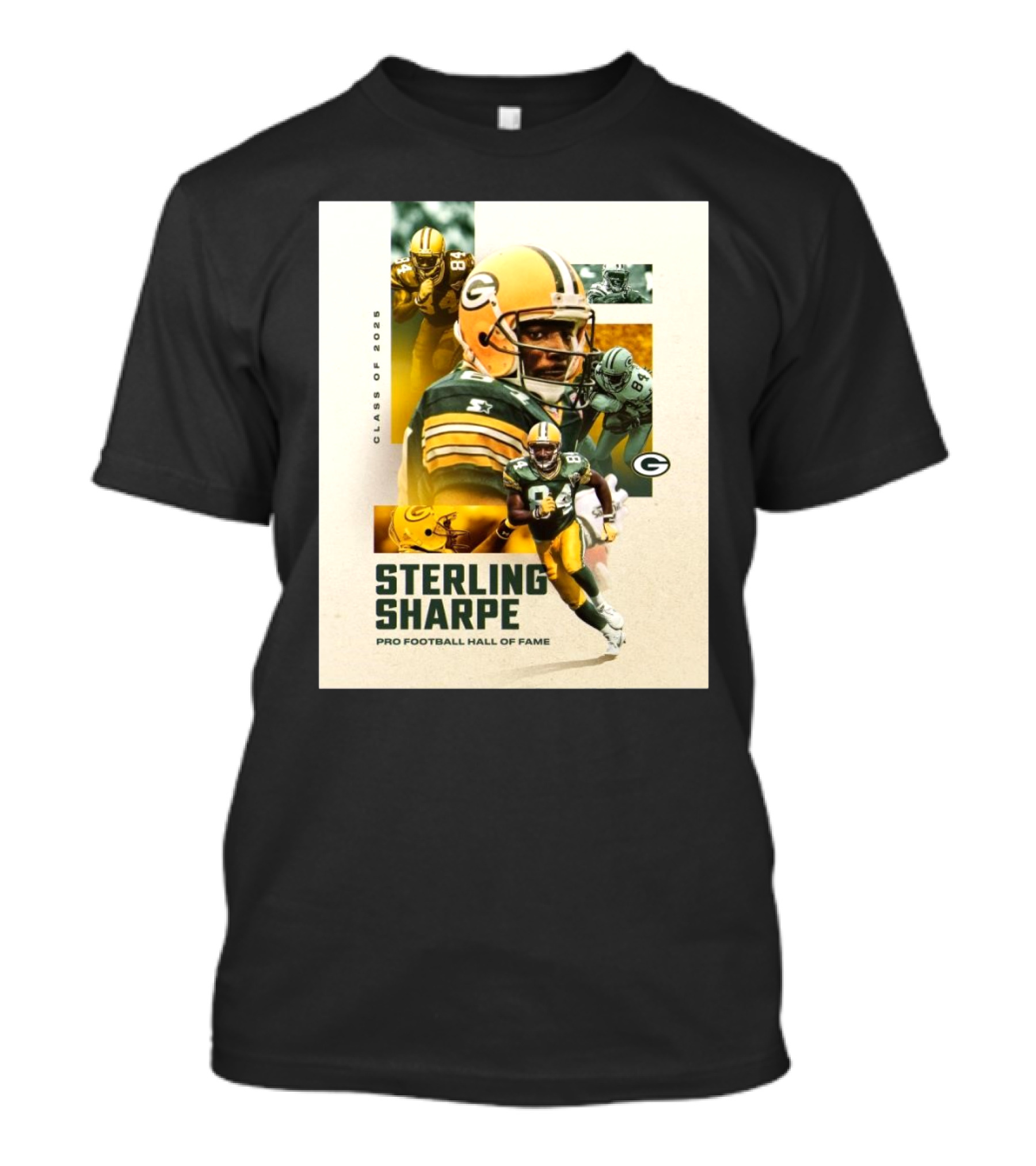 Green Bay Packers Sterling Sharpe NFL Pro Football Hall Of Fame Class Of 2025 T-Shirt
