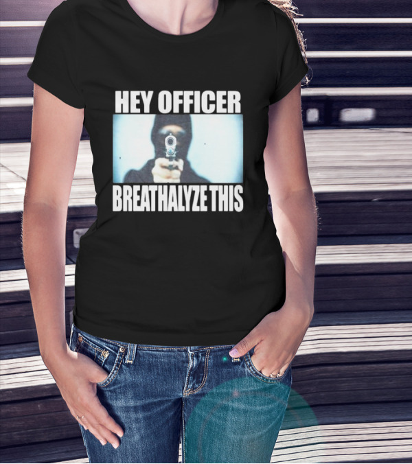 Haunted Starbucks Hey Officer Breathalyze This T-Shirt
