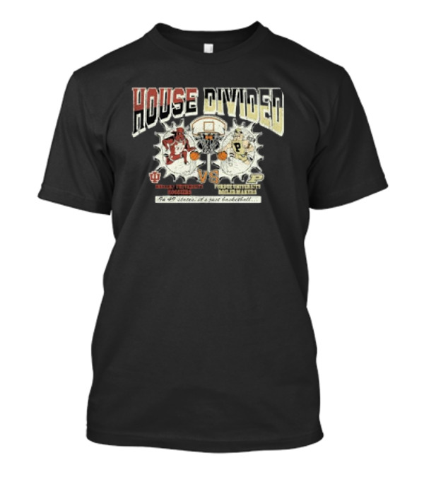 House Divided Purdue Basketball Vs Indiana Basketball In 49 States T-Shirt