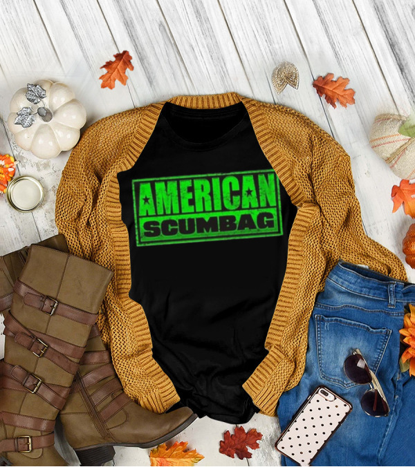 Hazheart American Scumbag Logo T-Shirt