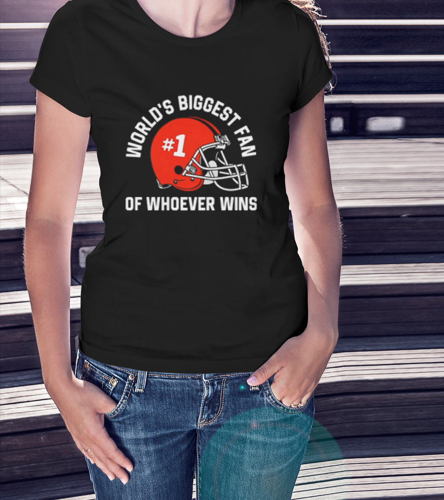 Helmet World’s Biggest Fan Of Whoever Wins T-Shirt