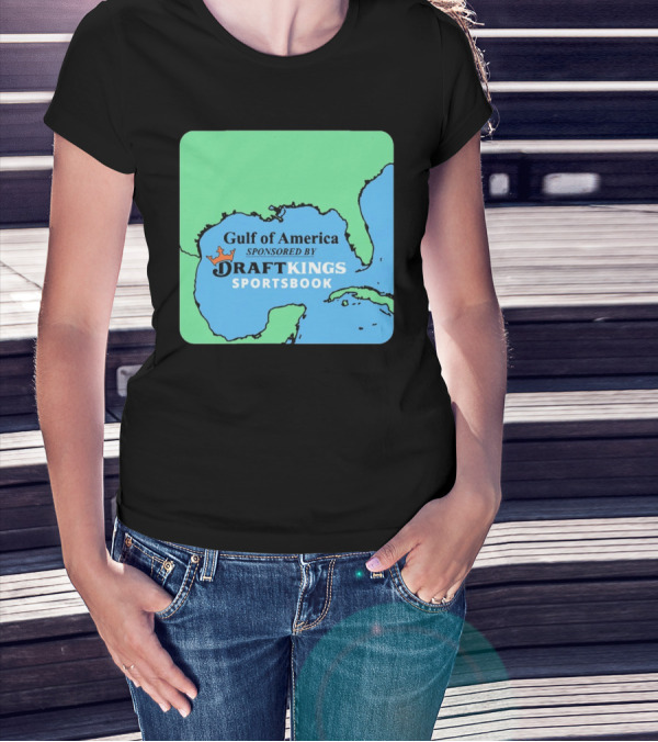 Gulf Of America Sponsored By Draftkings Sportsbook T-Shirt