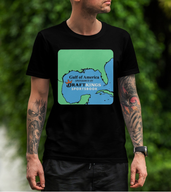Gulf Of America Sponsored By Draftkings Sportsbook T-Shirt