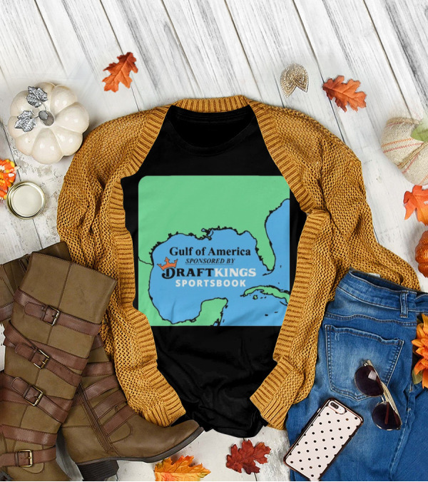 Gulf Of America Sponsored By Draftkings Sportsbook T-Shirt