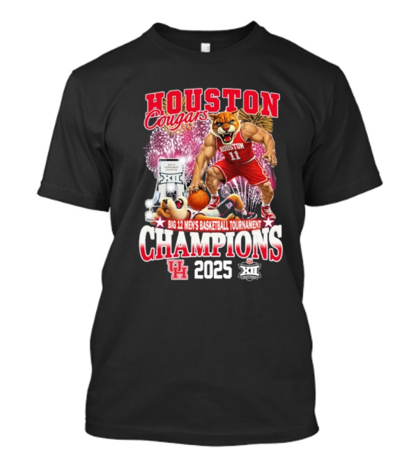 Houston Cougars Defeat Arizona Wildcats 2025 Big 12 Champions T-Shirt