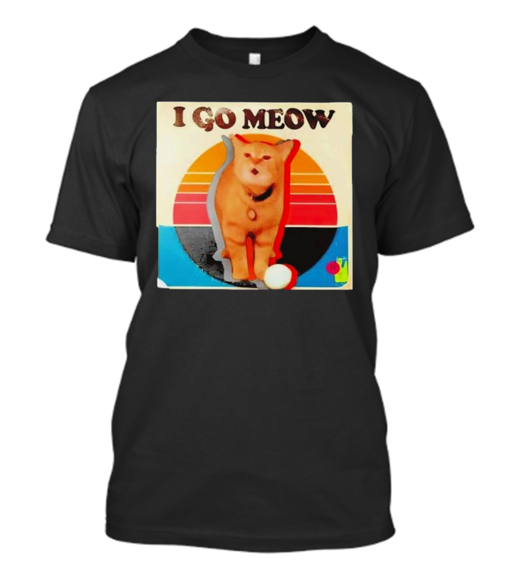 I Go Meow Vintage T-Shirt
