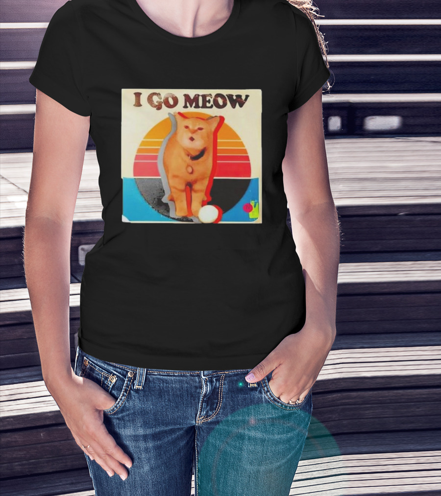 I Go Meow Vintage T-Shirt