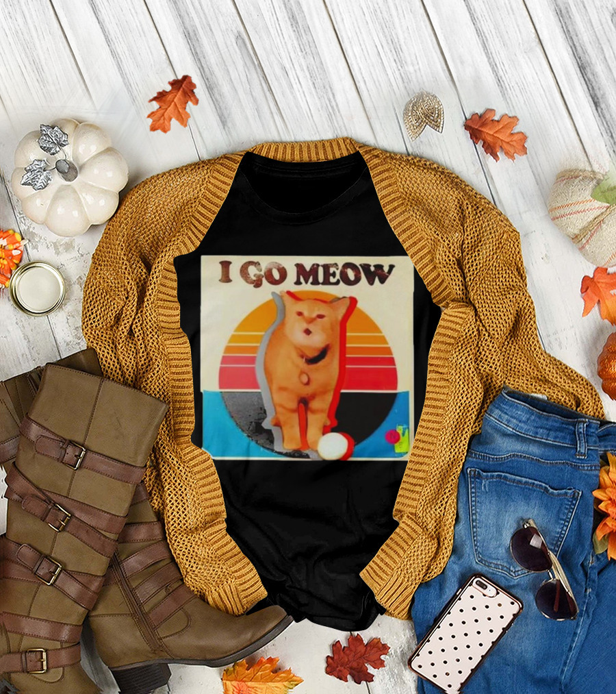 I Go Meow Vintage T-Shirt