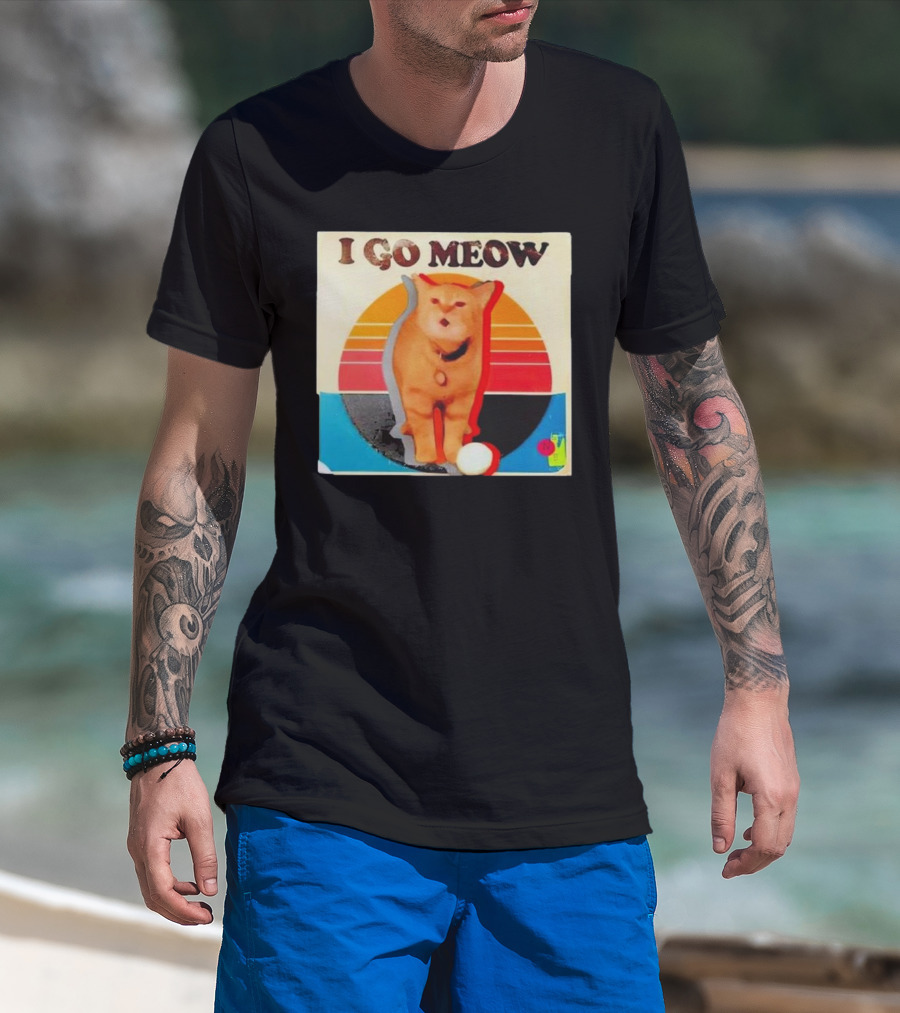 I Go Meow Vintage T-Shirt