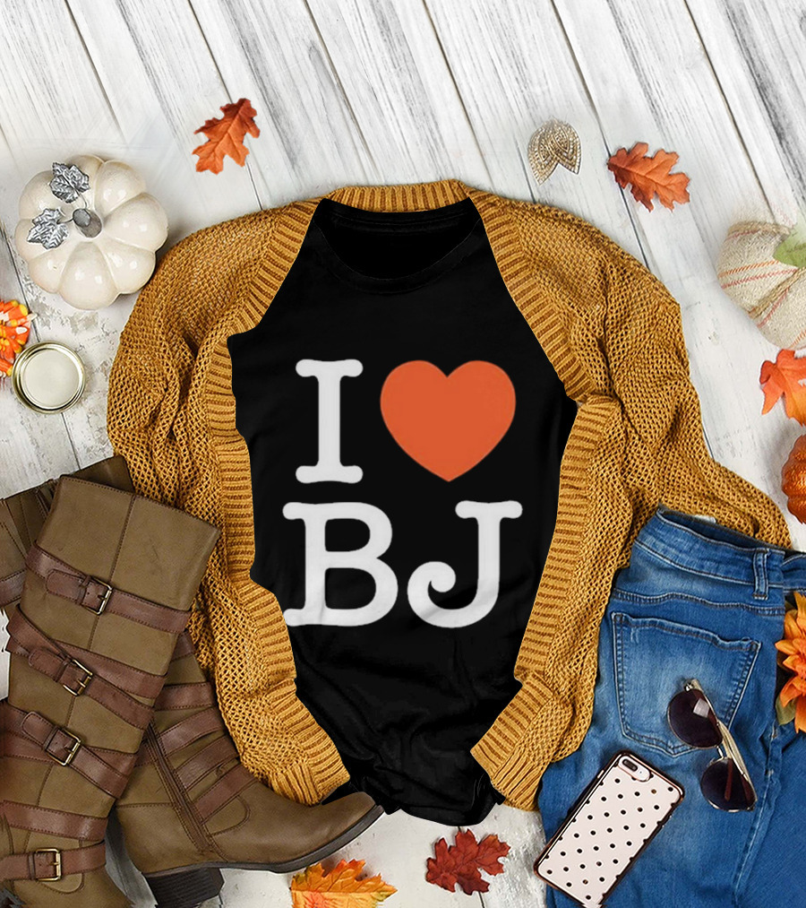 I Love Bj Ben Johnson T-Shirt