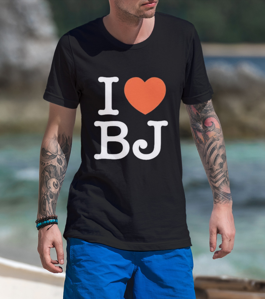 I Love Bj Ben Johnson T-Shirt