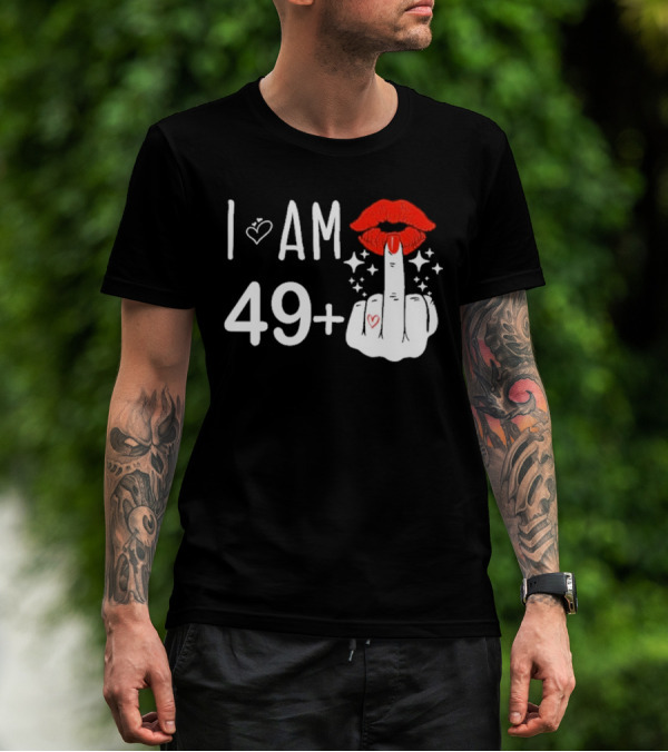 I Am 49 Plus 1 Middle T-Shirt