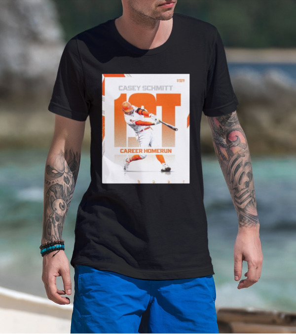 CASEY SCHMITT 1ST CAREER HOMERUN T-Shirt