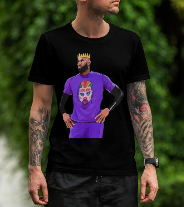Lebron James Los Angeles Lakers I Poke Bears Crown Clown T-Shirt