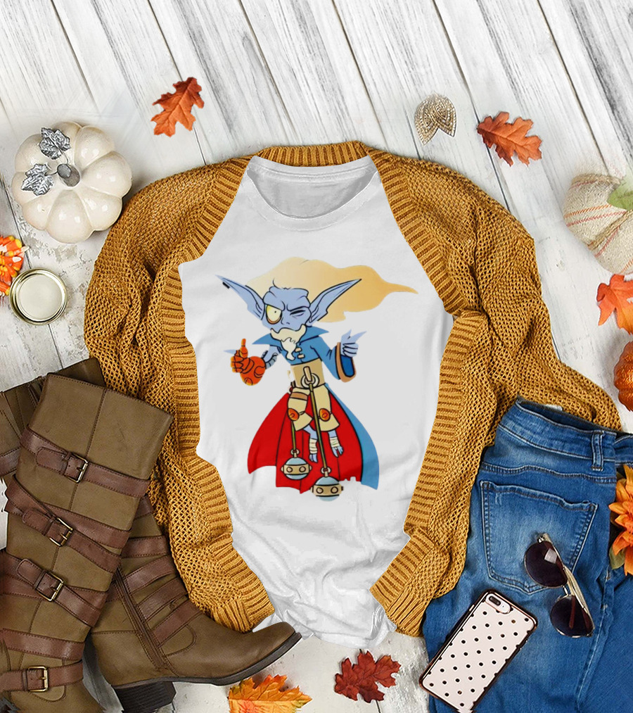 Gol Acheron Character from Jak and Daxter Franchise T-Shirt
