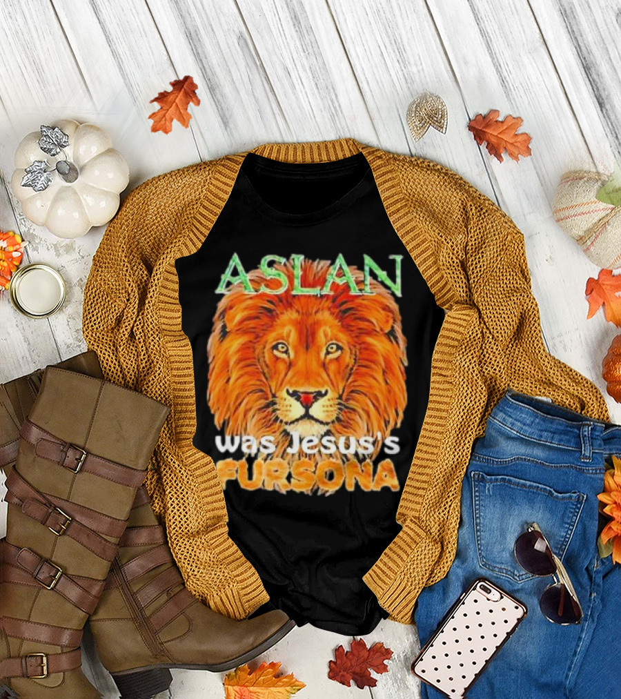 Aslan Was Jesus’s Fursona Lion T-Shirt