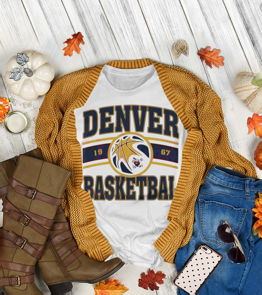Denver Basketball 1967 Vintage Team T-Shirt