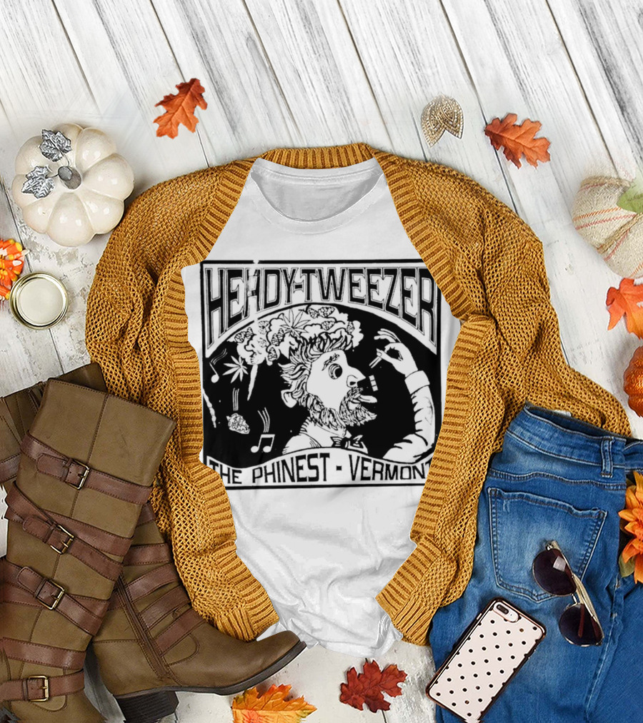 Heady-Tweezer Phinest Vermont Musical Clouds and Creative T-Shirt