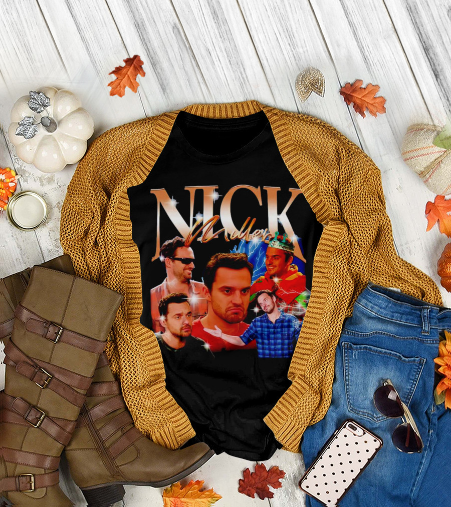 Nick Miller 90s Collage T-Shirt