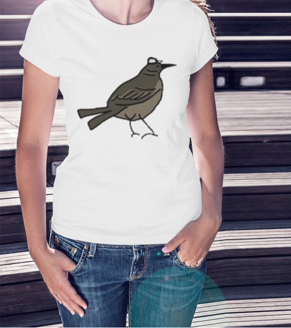 Dallas Stars Mr. Mockingbird Victory Green Bird T-Shirt