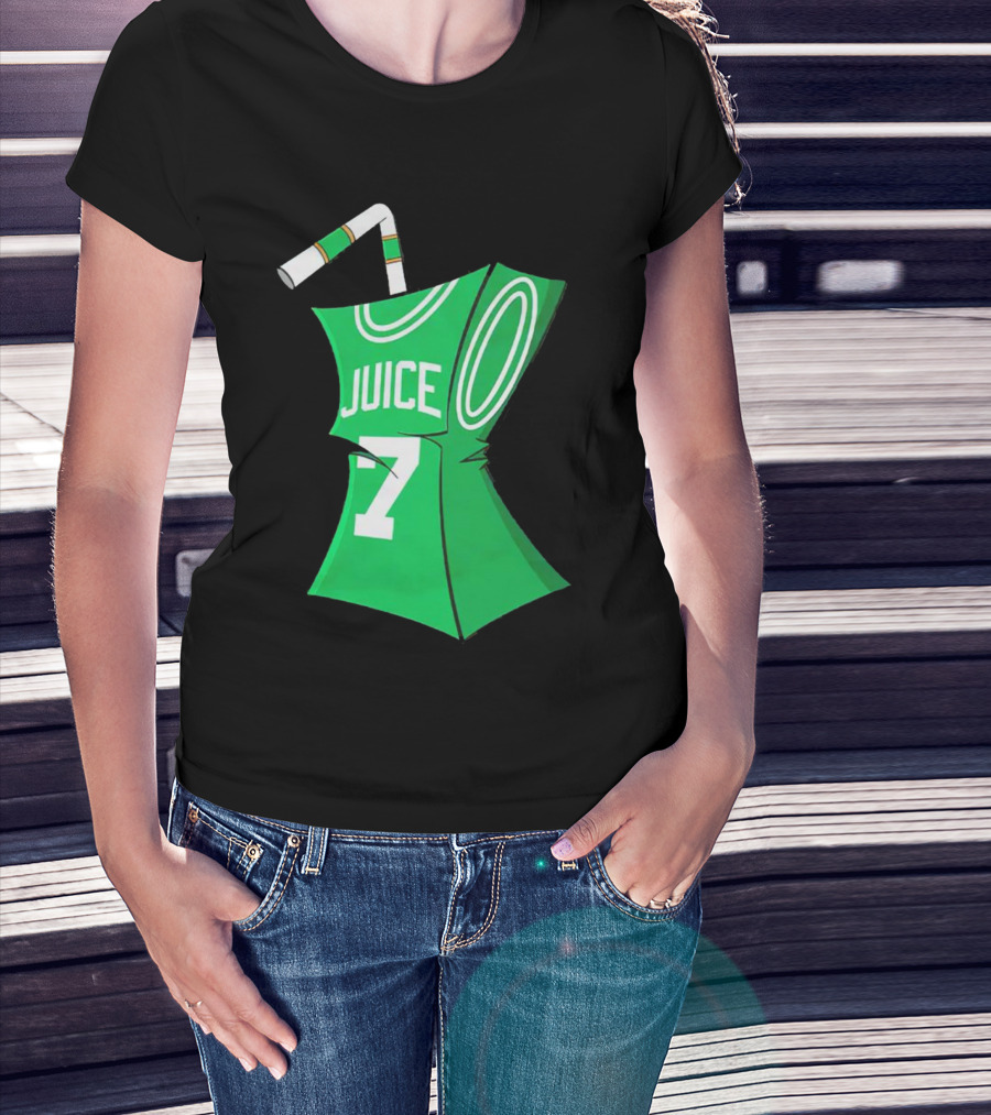 Juice Number 7 Jaylen Brown Boston Celtics Jersey T-Shirt