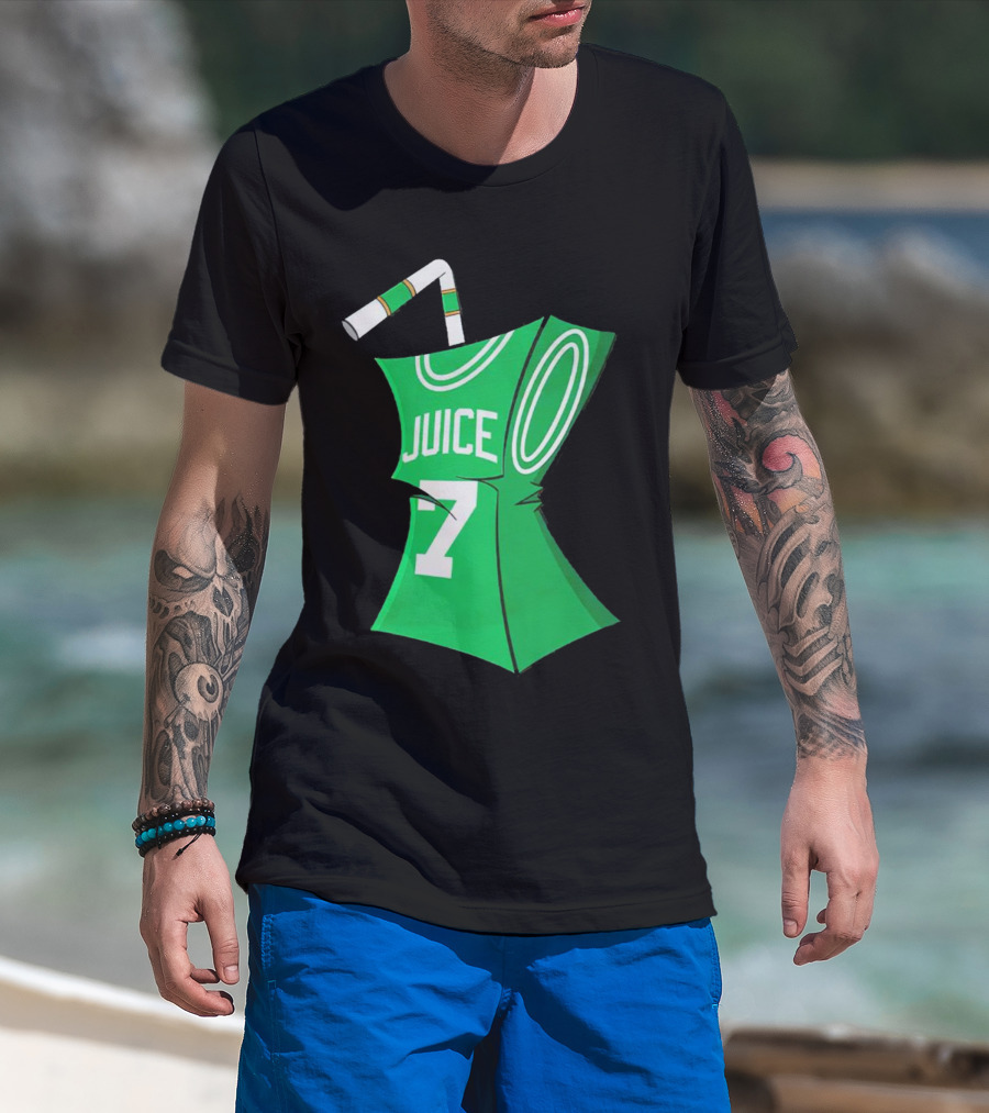 Juice Number 7 Jaylen Brown Boston Celtics Jersey T-Shirt