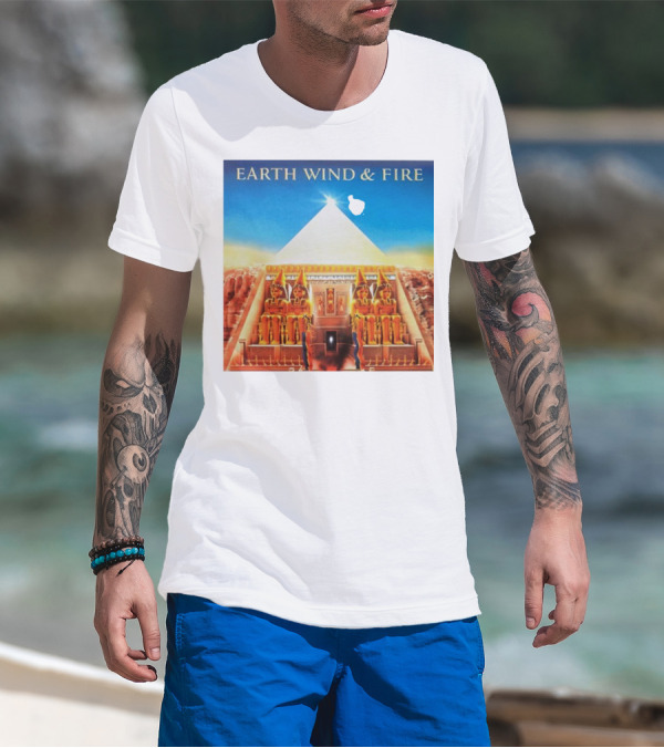 Earth Wind And Fire Pyramid And Sphinx T-Shirt